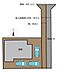 その他：【区画図】敷地と建物の配置を示した図です。前面道路から距離があるため、小さなお子様がいるご家庭でも安心ですね。進入路は隣地の方と合わせて約4ｍあり、落ち着いて駐車できます。