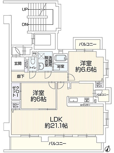 間取り：323000484635