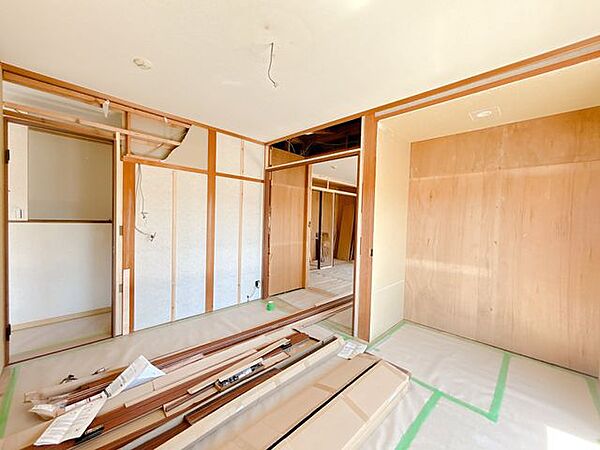【リフォーム中】2階洋室7帖　和室を洋室にリフォームします。