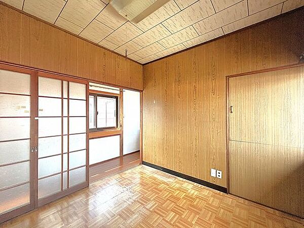 【駐車場拡張工事中】2階4.5帖洋室写真です。