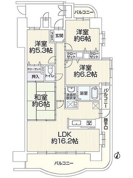 間取図です。