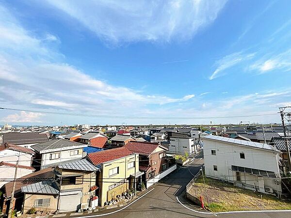 南側バルコニーからの眺望です。