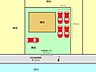その他：区画図です。お車約5台駐車できます。