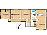 間取り：間取図です。3LDKの平屋建てです。