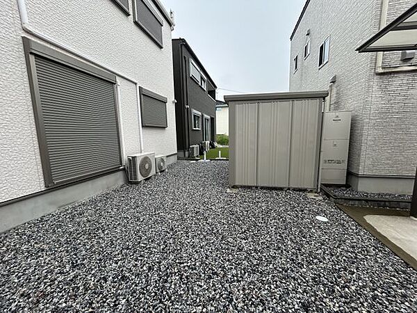 庭です。