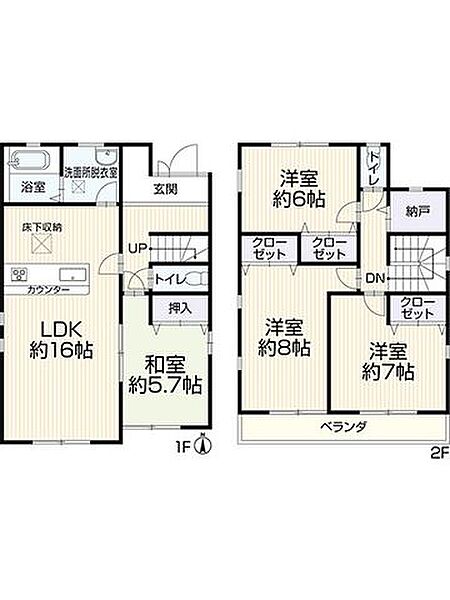 間取りを拡大表示