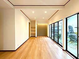 富山市四ツ葉町　戸建て 3LDKのリビング/ダイニング