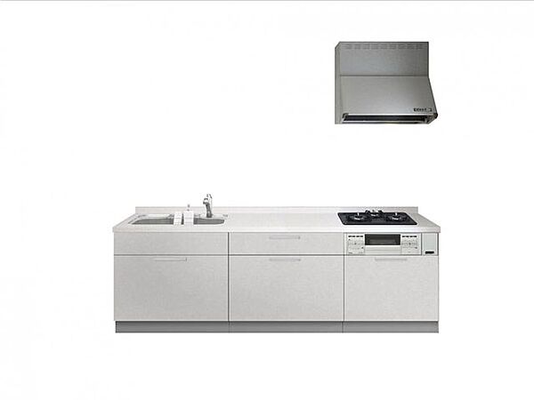 【同仕様画像】キッチンは幅約255cmと広々しています。