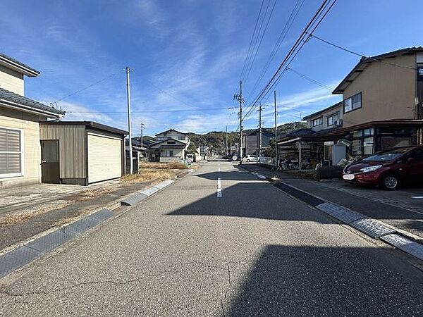 前面道路です。