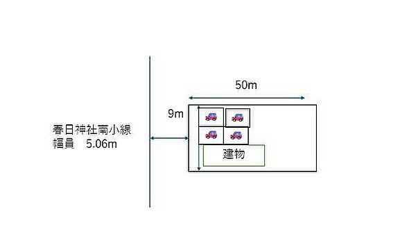 【区画図】区画図になります。駐車は5台以上可能です。