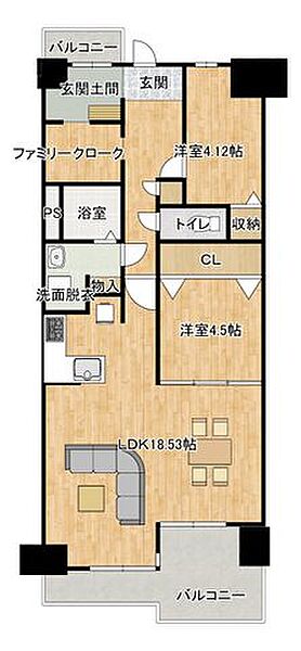 間取り：328000637816