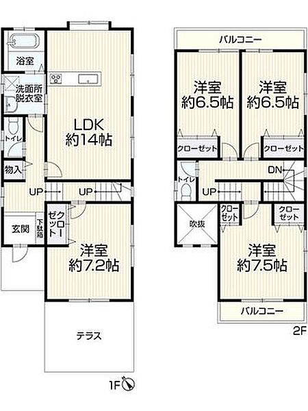 間取り：328000674464