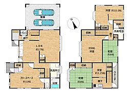 鳥取市宮長　戸建て 6LDKの間取り