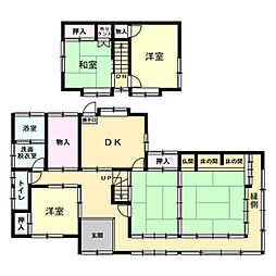 西伯郡伯耆町大殿　戸建て 4LDKの間取り