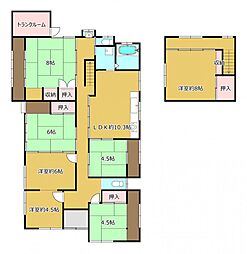 益田市中吉田町　戸建て 5LDKの間取り