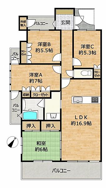 間取り：332000003689