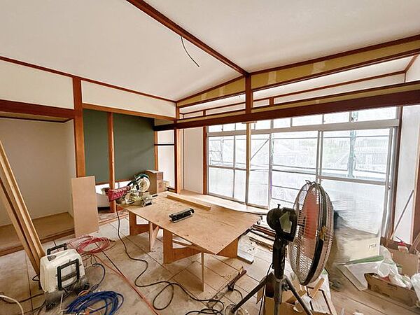 【リフォーム中】8/9撮影　和室約6帖の写真です