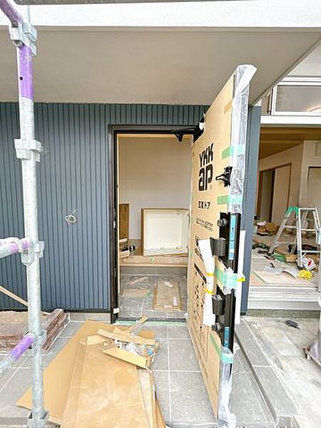 【リフォーム中】8/9撮影　玄関の写真です。