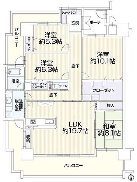 間取り：333000055160