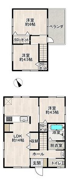 間取りを拡大表示