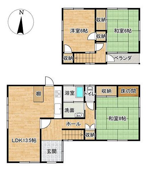間取り：334000262493