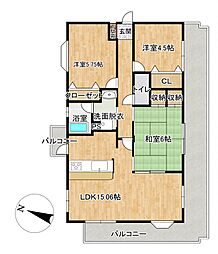 間取図画像 3LDK