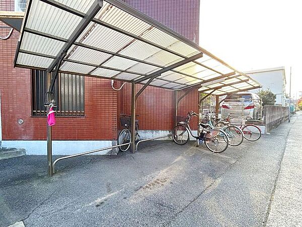 自転車置き場です。