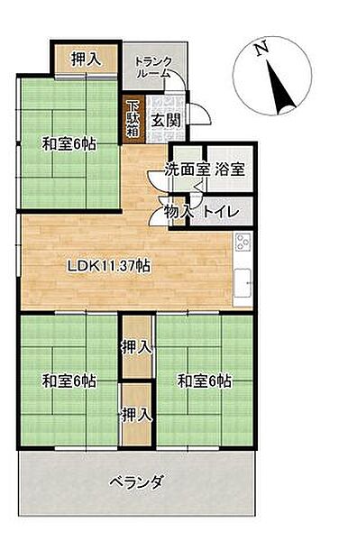 間取り：334000245367