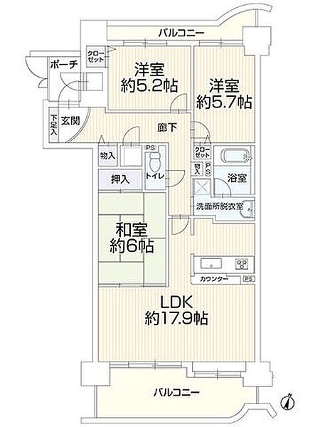 間取り：334000246595