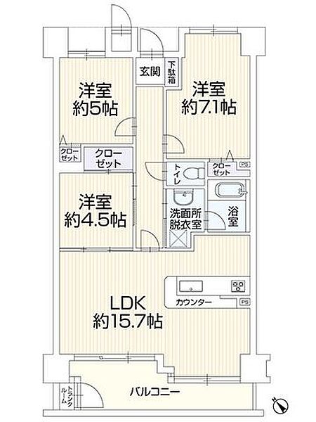 間取り：334000246636