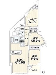 ダイヤガーデン 2SLDKの間取図画像