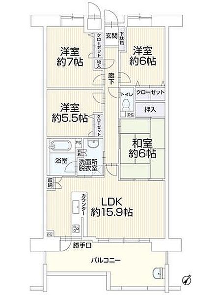 間取り：334000252054