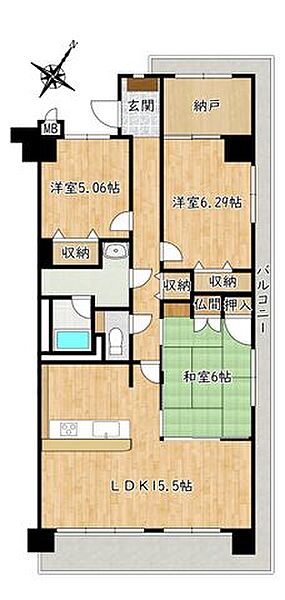 【現況販売】リビングが約15帖の3SLDKです。