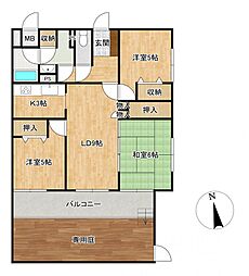 間取図画像 3LDK