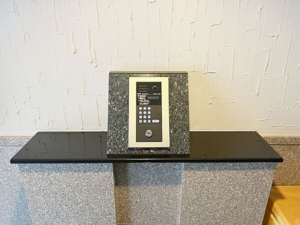 【共用部】建物入口にはオートロックがあります。画面越しでの来客対応が出来ます。