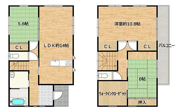 間取り：338000054064