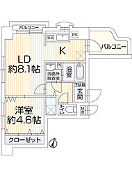 間取図画像 1LDK