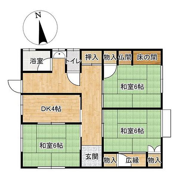 間取り：344000017722