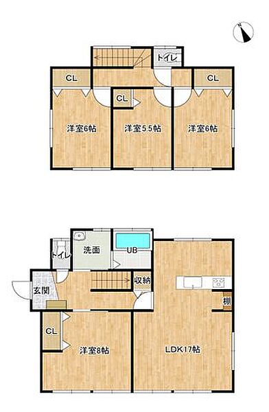 間取り：344000017727