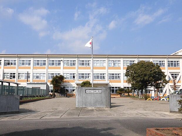 【周辺環境：小学校】富田小学校まで2500ｍ（徒歩35分）　元気に歩いて、毎日の通学で足腰を鍛えることが出来ますね。 