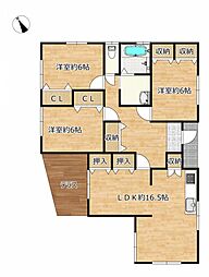 東諸県郡綾町大字入野　戸建て 3LDKの間取り