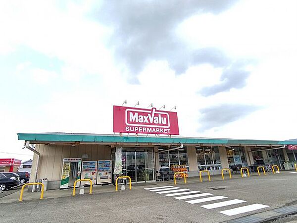周辺環境：スーパー　マックスバリュ田野店まで約750ｍ徒歩約10分です。