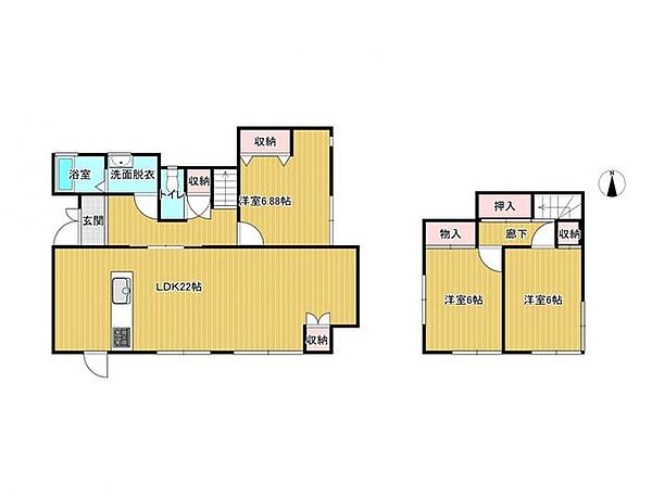 間取り：345000044156