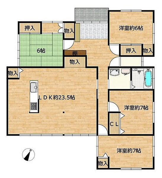 間取り：345000046327