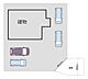 その他：【配置図】駐車場は4台以上駐車可能です。※図と異なる場合は現況を優先します。