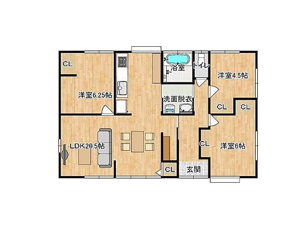 間取り：346000038158