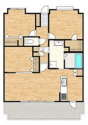 間取図画像 3LDK