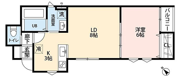 JLIVE行徳 102｜千葉県市川市湊(賃貸アパート1LDK・1階・40.16㎡)の写真 その2