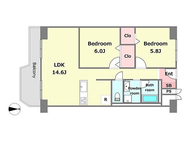最上階の10階南向き住戸で室内はフル改装を施し生まれ変わっております。気になる水回り（キッチン、浴室、洗面、トイレ）も新調しております。　ＬＤＫは14.6帖のゆとりの空間となっております。