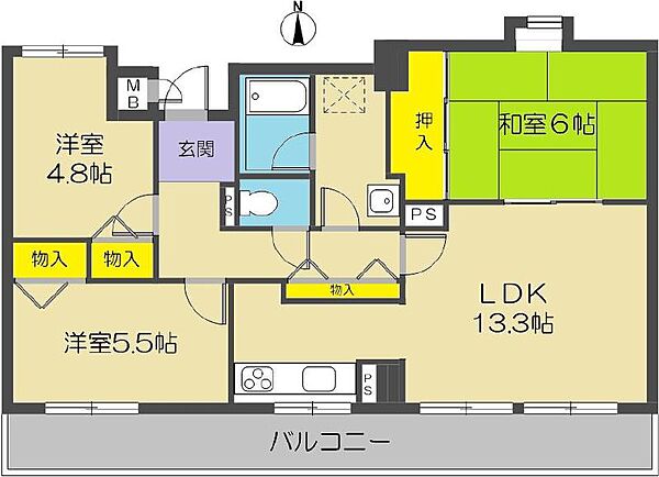 同じ建物の物件間取り写真 - ID:228048604125